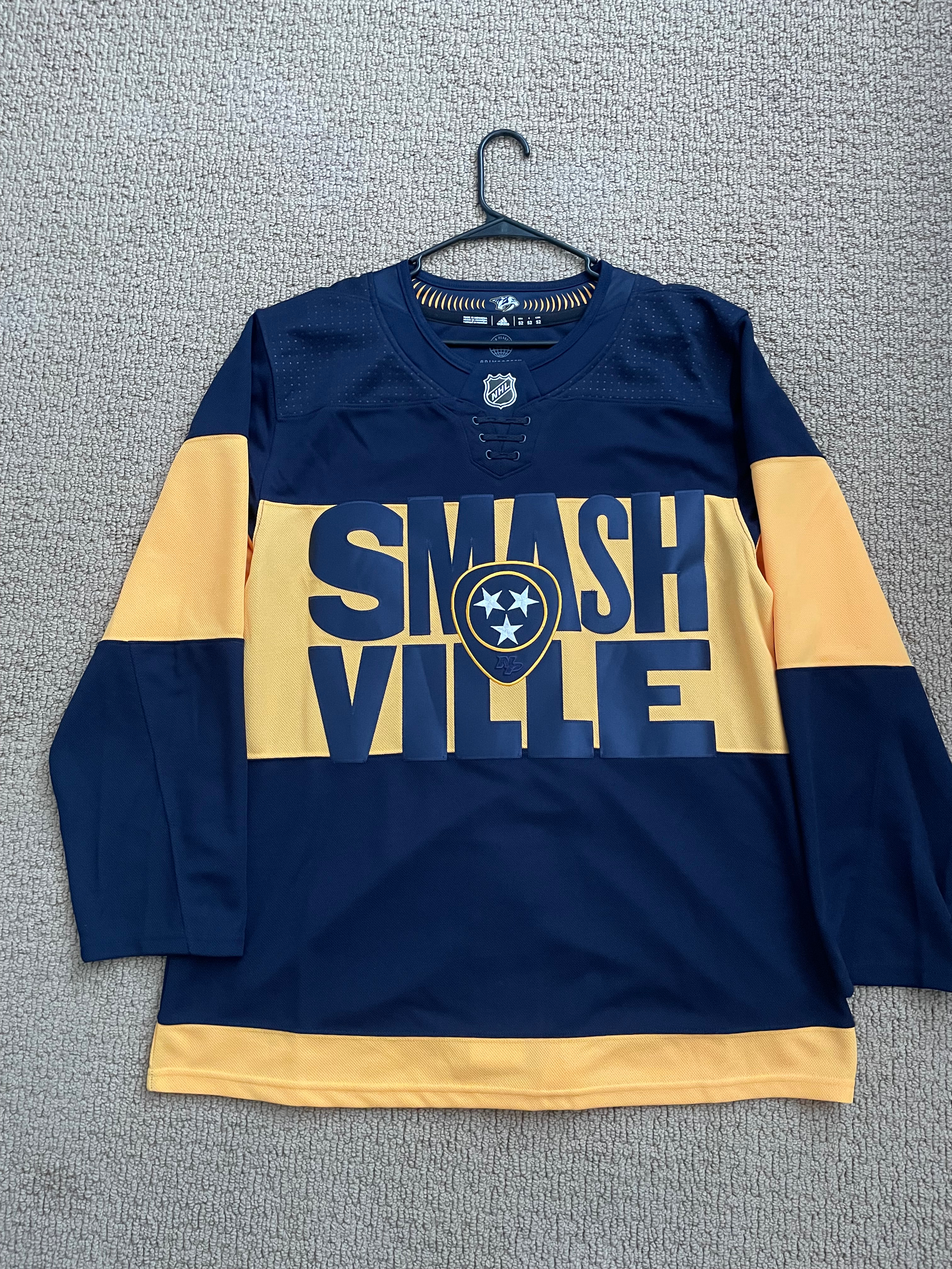 Nashville Predators Stadium Series SZ 52 Adidas Blank - Rebound